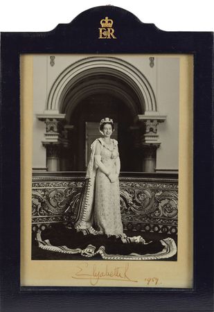 Lot #39 Queen Elizabeth II and Prince Philip: