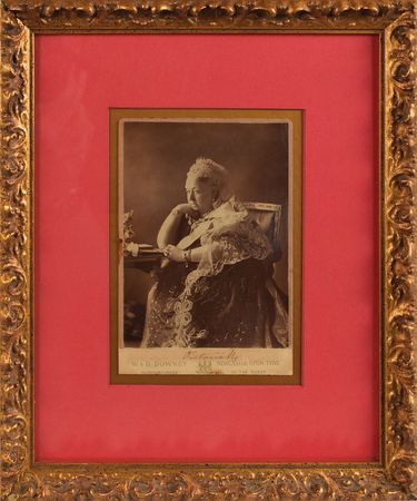 Lot #28 Queen Victoria Signed Photograph