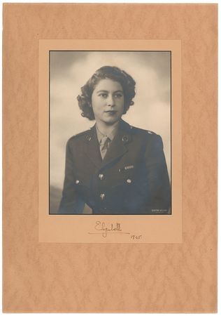 Lot #34 Queen Elizabeth II: Beautiful 1945