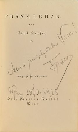 Lot #695 Franz Lehar Group Lot - Image 1