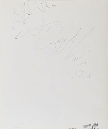 Lot #686 Elton John and George Michael Signed Photograph - Image 2