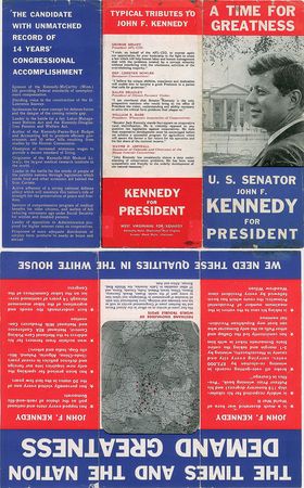 Lot #180 John F. Kennedy Pamphlet - Image 1