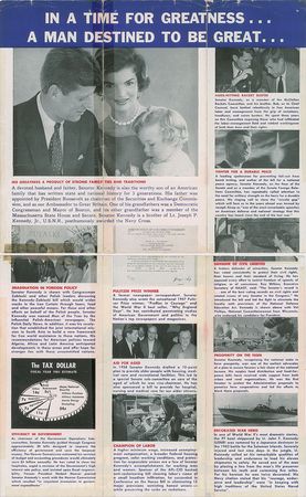 Lot #180 John F. Kennedy Pamphlet - Image 2