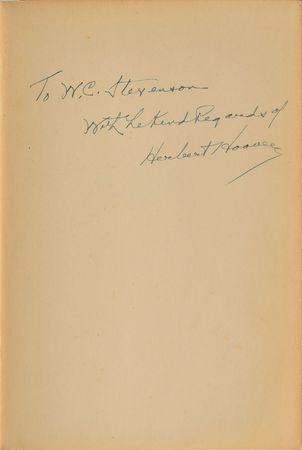 Lot #219 Herbert Hoover Book - Image 1