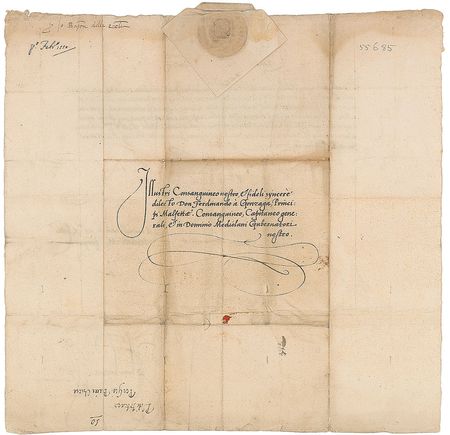 Lot #5 King Charles V Signed Document - Image 2