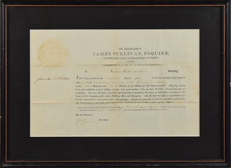 Lot #253 Elbridge Gerry Signed Document - Image 8