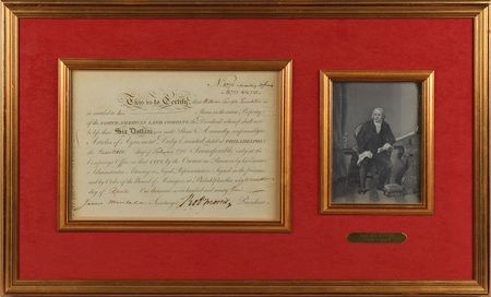 Lot #261 Robert Morris Signed Document - Image 1
