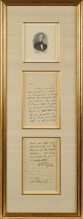 Lot #116 John Tyler Handwritten Letter Signed - Image 1