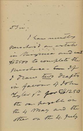 Lot #116 John Tyler Handwritten Letter Signed - Image 2