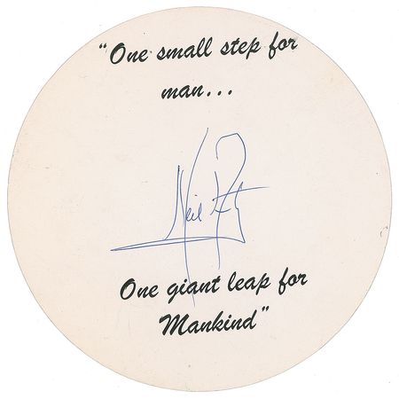Lot #404 Neil Armstrong: 