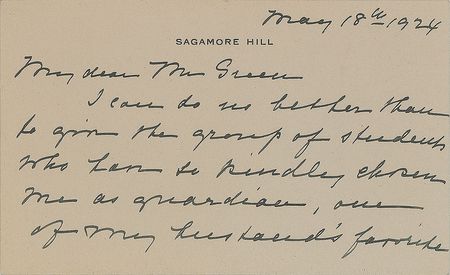 Lot #232 Edith Roosevelt: 