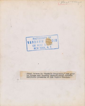 Lot #839 Ethel Waters Signed Photograph - Image 2