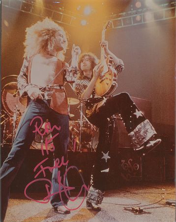 Lot #693 Led Zeppelin: Robert Plant Signed Photograph - Image 1