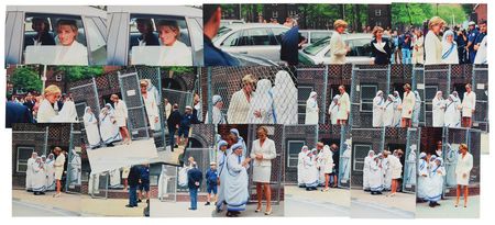 Lot #55 Princess Diana and Mother Teresa: Unpublished photographs of Diana and Mother Teresa - Image 1