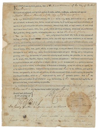 Lot #267 Patrick Henry Signed Document - Image 2