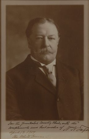 Lot #154 William H. Taft Signed Photograph - Image 1