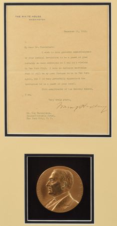 Lot #160 Warren G. Harding Typed Letter Signed - Image 2