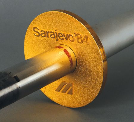 Lot #3103  Sarajevo 1984 Winter Olympics Torch - Image 2