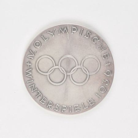 Lot #3050  Garmisch 1936 Winter Olympics Silver Winner’s Medal - Image 2