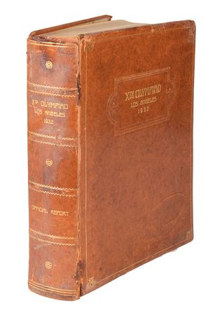 Lot #3047  Los Angeles 1932 Summer Olympics VIP Official Report - Image 1
