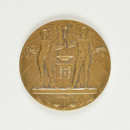 Lot #3038  Amsterdam 1928 Summer Olympics Bronze Participation Medal - Image 1