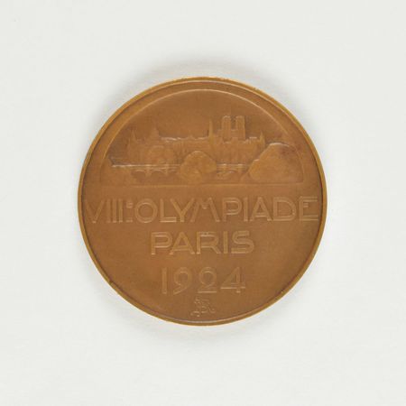 Lot #3030  Paris 1924 Summer Olympics Bronze Participation Medal - Image 2