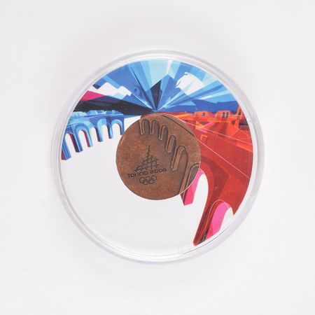 Lot #3131  Torino 2006 Winter Olympics Pair of Participation Medals - Image 1