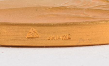 Lot #3031  Paris 1924 Summer Olympics Gilt Official Commemorative Medal - Image 3