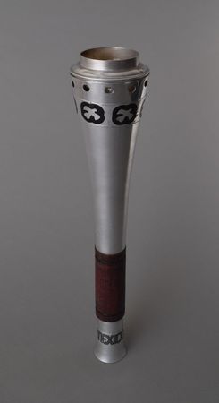 Lot #3086  Mexico City 1968 Summer Olympics 'Aluminum Silver-Colored' Torch - Image 1