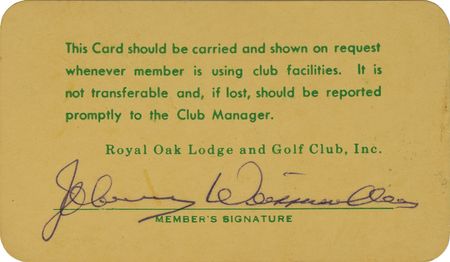 Lot #3150 Johnny Weissmuller's Olympic Membership Cards - Image 3