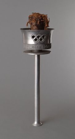 Lot #3068  Cortina 1956 Winter Olympics Torch - Image 1