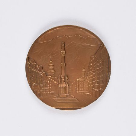 Lot #3080  Innsbruck 1964 Winter Olympics Bronze Participation Medal - Image 2
