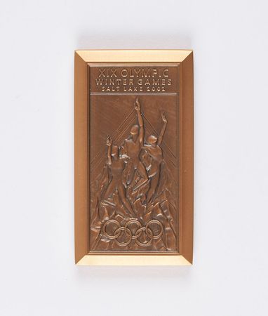 Lot #3127  Salt Lake City 2002 Winter Olympics Bronze Participation Medal - Image 1