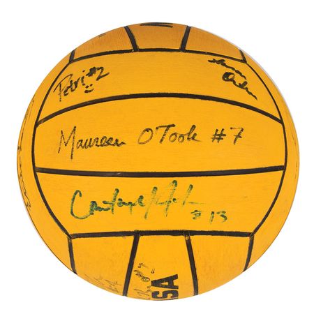 Lot #3125  Sydney 2000 Summer Olympics Signed Water Polo Ball - Image 2