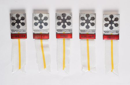 Lot #3089  Sapporo 1972 Winter Olympics Group of (10) Badges - Image 1