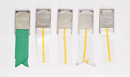 Lot #3089  Sapporo 1972 Winter Olympics Group of (10) Badges - Image 4