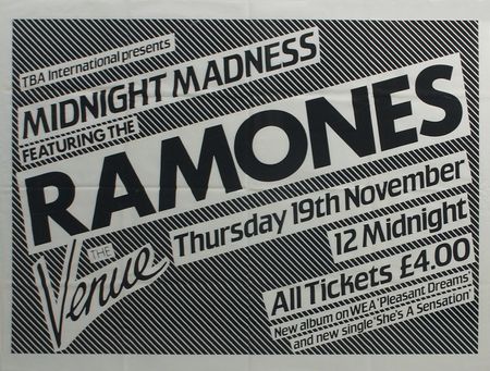 Lot #7334 Ramones 1981 London Poster - Image 1