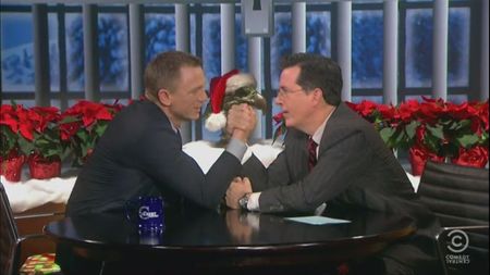 Lot #670 Stephen Colbert's Screen-Used Interview Desk: Interview desk from three seasons of The Colbert Report - Image 3