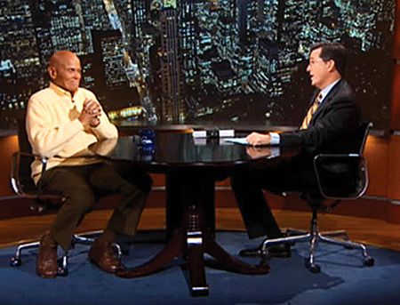 Lot #670 Stephen Colbert's Screen-Used Interview Desk: Interview desk from three seasons of The Colbert Report - Image 4