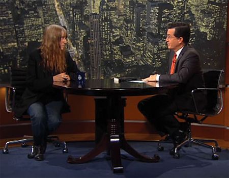 Lot #670 Stephen Colbert's Screen-Used Interview Desk: Interview desk from three seasons of The Colbert Report - Image 8