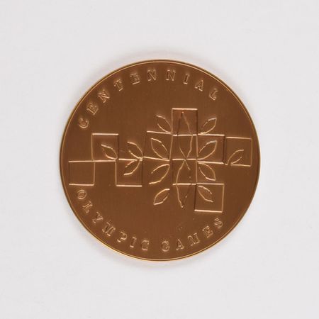 Lot #914 Atlanta 1996 Summer Olympics Bronze Participation Medal Participation Medal - Image 2