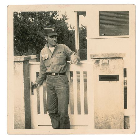 Lot #567 Elvis Presley: Candid photo of Sergeant Presley - Image 2