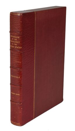 Lot #90 Theodore Roosevelt: Signed first edition of President Roosevelt's first State of the Union Address - Image 1