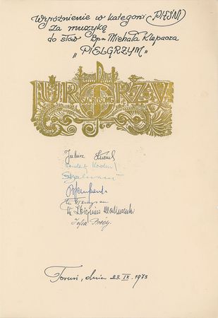 Lot #265 Pope John Paul II Diploma - Image 2