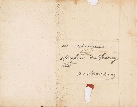 Lot #511 Voltaire: Voltaire writes from Colmar - Image 3