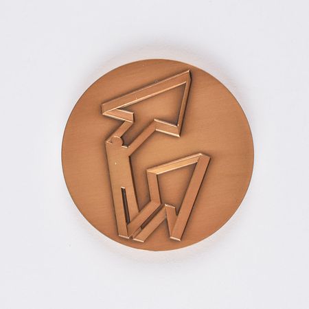 Lot #905 Sapporo 1972 Winter Olympics Bronze Participation Medal Participation Medal - Image 2