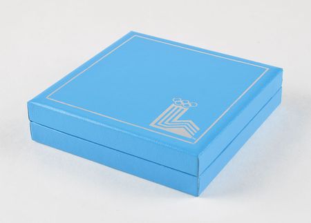 Lot #908 Lake Placid 1980 Winter Olympics Nickel-Silver Participation Medal Participation Medal - Image 3