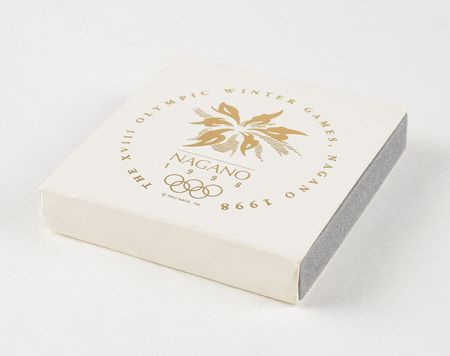 Lot #918 Nagano 1998 Winter Olympics Bronze Participation Medal Participation Medal - Image 3