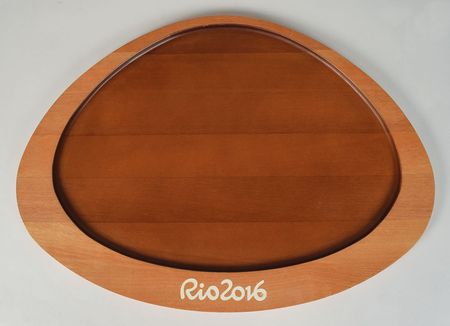 Lot #926 Rio 2016 Summer Olympics Winner's Medal Presentation Tray Presentation Tray - Image 1