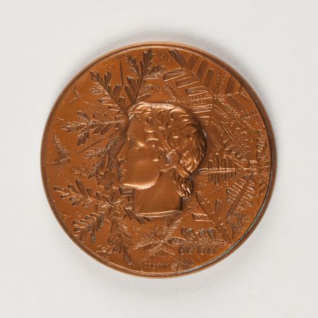Lot #900 Grenoble 1968 Winter Olympics Bronze Participation Medal Participation Medal - Image 1